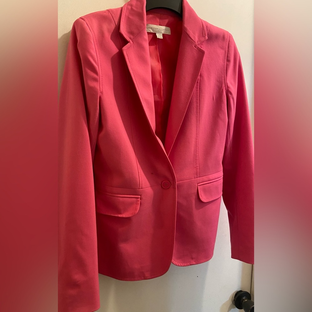 Pink blazer